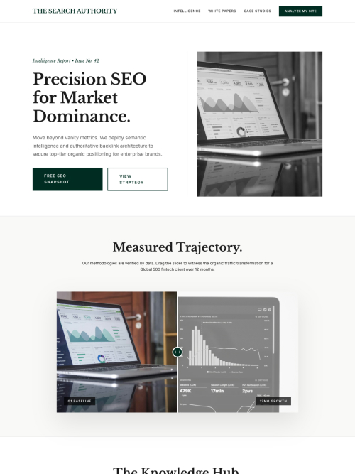 Editorial SEO template preview