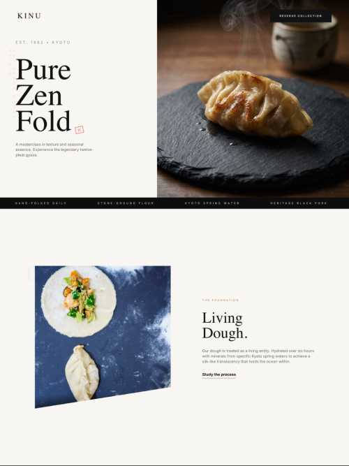 Gyoza Garden template preview